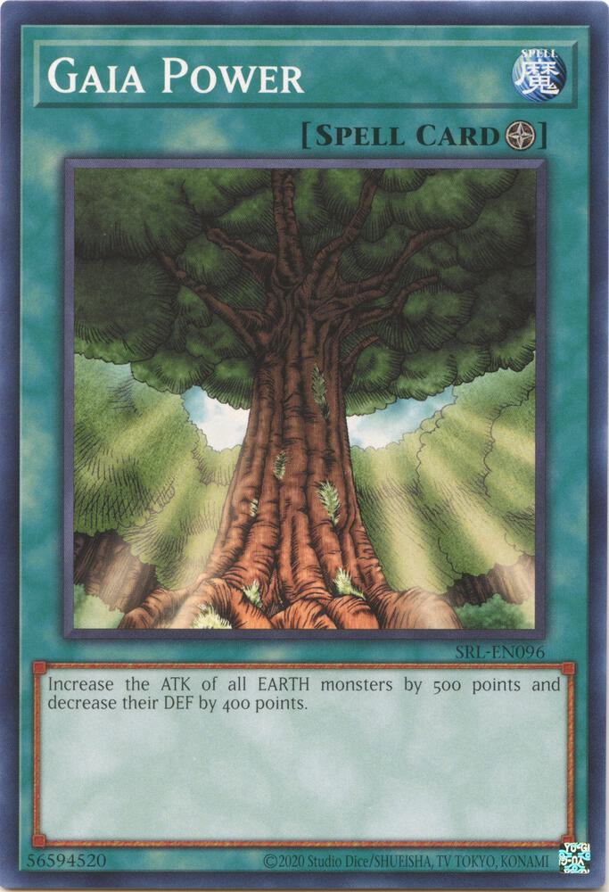 Gaia Power SRL-EN096 card from Spell Ruler (25th Anniversary Edition)