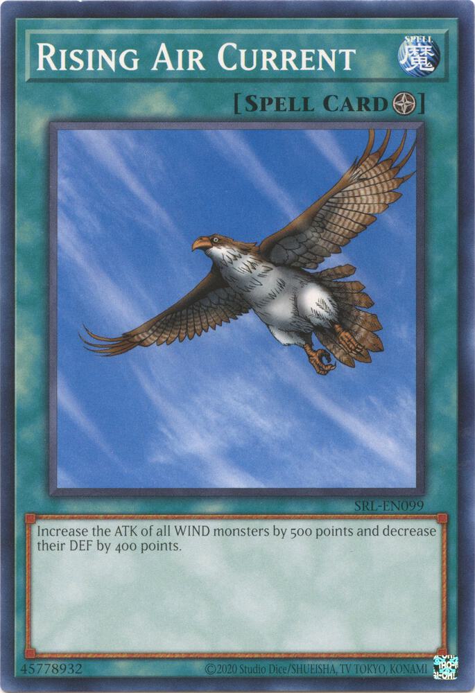 Rising Air Current SRL-EN099 card from Spell Ruler (25th Anniversary Edition)
