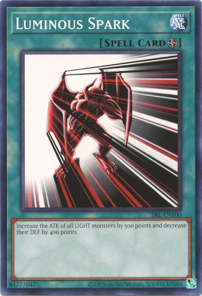 Luminous Spark SRL-EN100 card from Spell Ruler (25th Anniversary Edition)