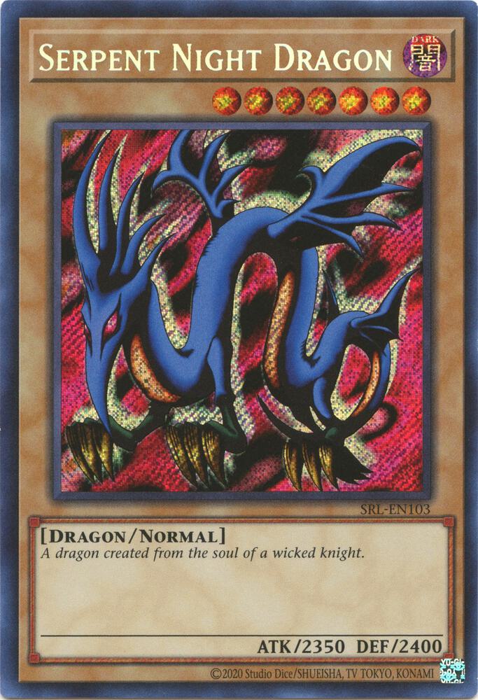 Serpent Night Dragon SRL-EN103 card from Spell Ruler (25th Anniversary Edition)