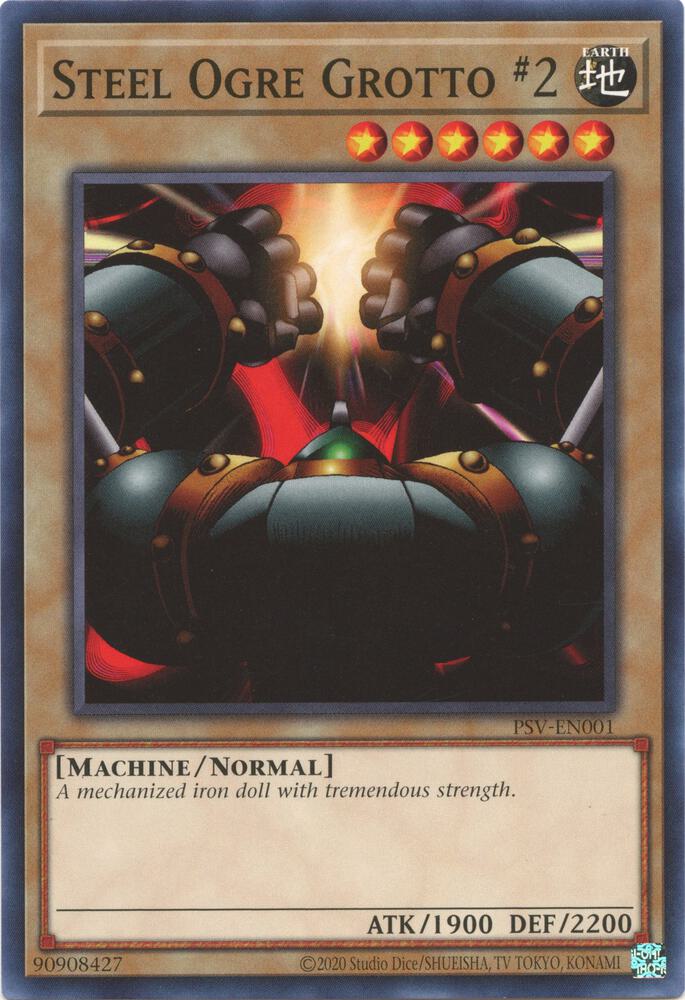 Steel Ogre Grotto #2 PSV-EN001 card from Pharaoh's Servant (25th Anniversary Edition)