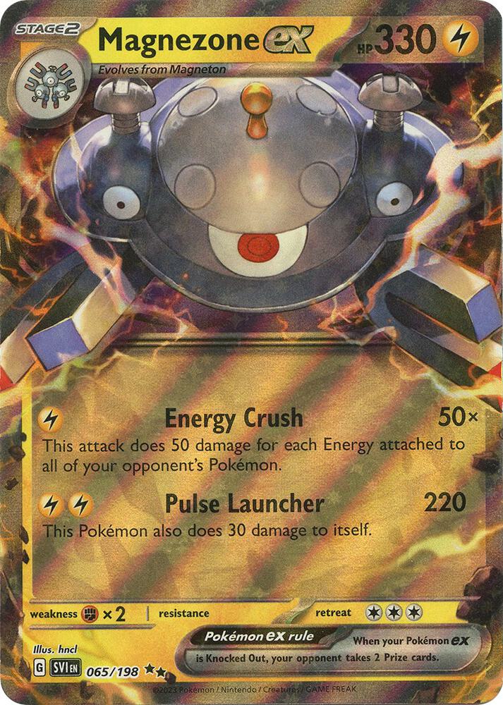 Magnezone ex 065/198 card from SV01: Scarlet & Violet Base Set