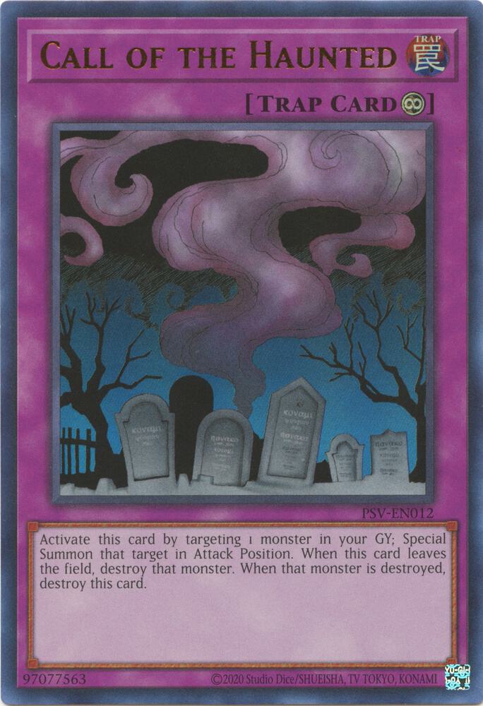 Call Of The Haunted PSV-EN012 card from Pharaoh's Servant (25th Anniversary Edition)