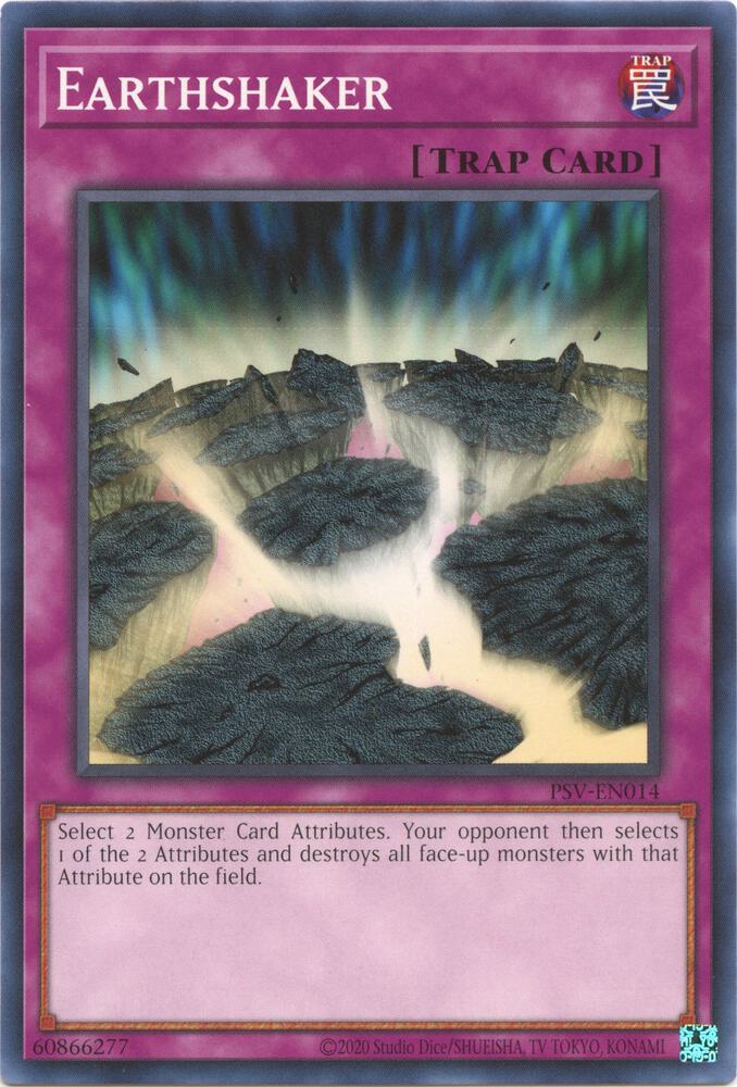 Earthshaker PSV-EN014 card from Pharaoh's Servant (25th Anniversary Edition)