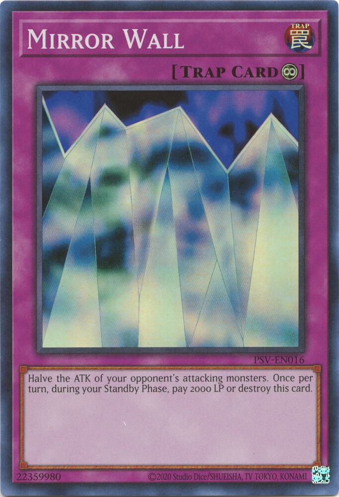 Mirror Wall PSV-EN016 card from Pharaoh's Servant (25th Anniversary Edition)