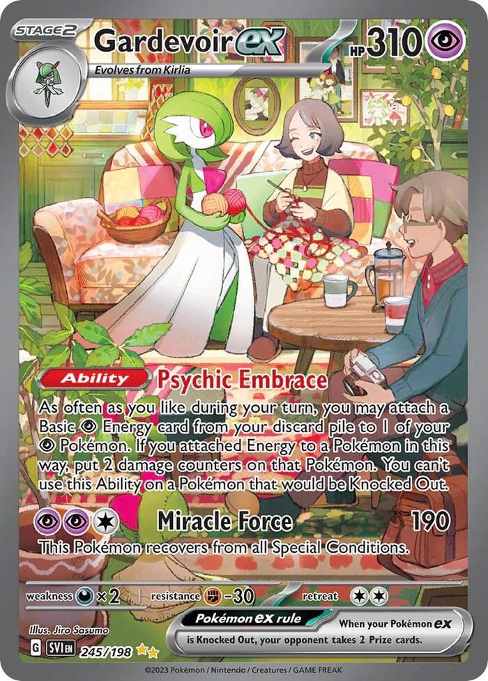 Gardevoir ex 245/198 card from SV01: Scarlet & Violet Base Set