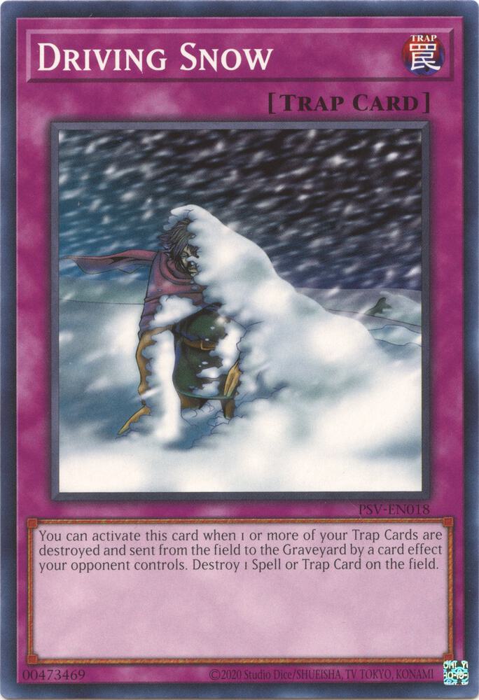 Driving Snow PSV-EN018 card from Pharaoh's Servant (25th Anniversary Edition)
