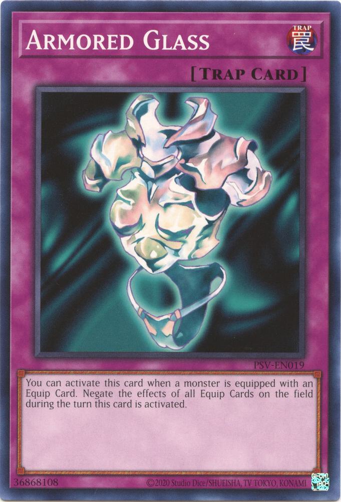 Armored Glass PSV-EN019 card from Pharaoh's Servant (25th Anniversary Edition)
