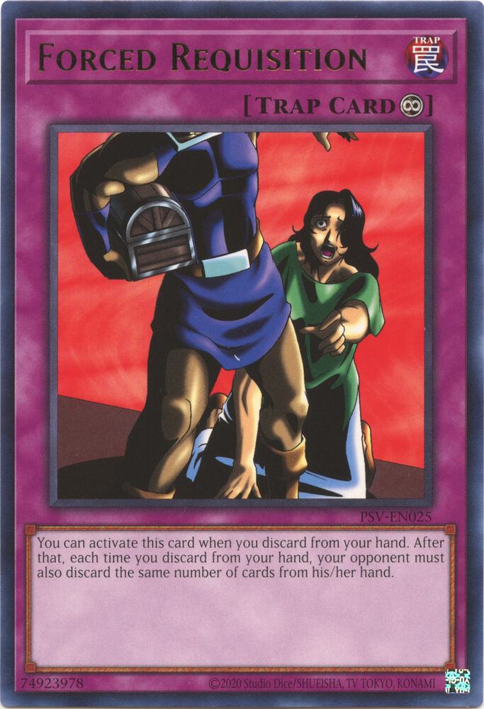 Forced Requisition PSV-EN025 card from Pharaoh's Servant (25th Anniversary Edition)