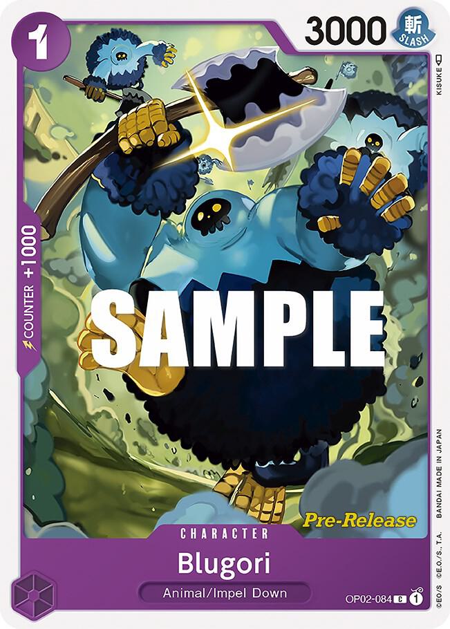 Blugori OP02-084 card from Paramount War Pre-Release Cards