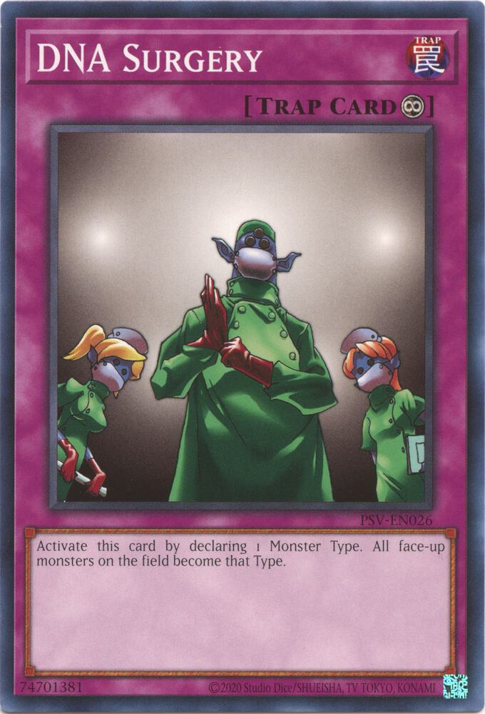 DNA Surgery PSV-EN026 card from Pharaoh's Servant (25th Anniversary Edition)