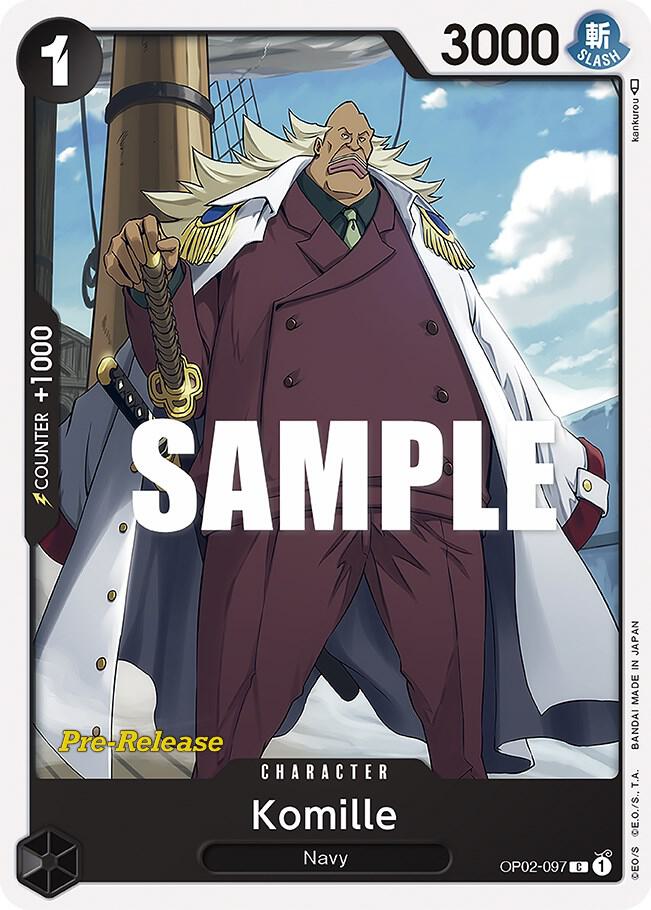 Komille OP02-097 card from Paramount War Pre-Release Cards