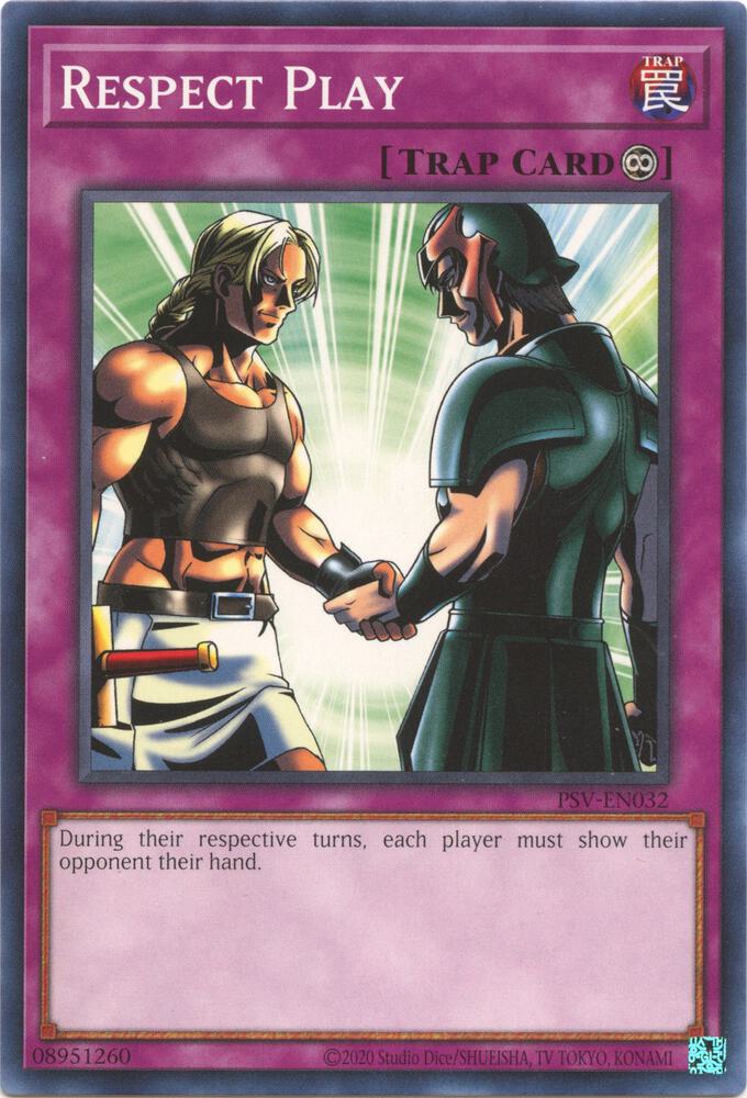 Respect Play PSV-EN032 card from Pharaoh's Servant (25th Anniversary Edition)