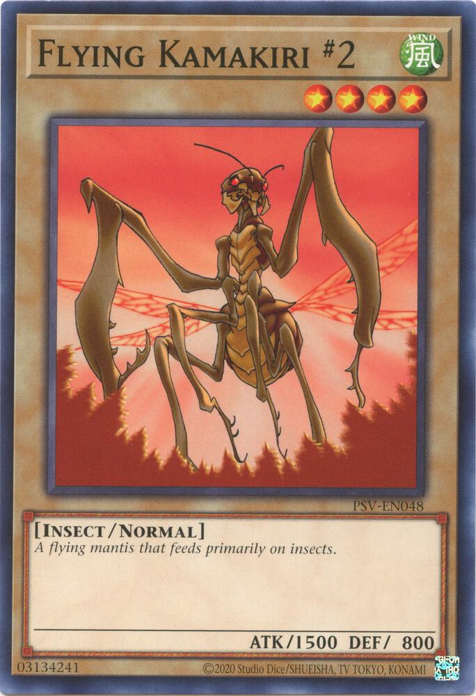 Flying Kamakiri #2 PSV-EN048 card from Pharaoh's Servant (25th Anniversary Edition)
