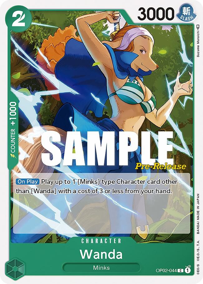Wanda OP02-044 card from Paramount War Pre-Release Cards
