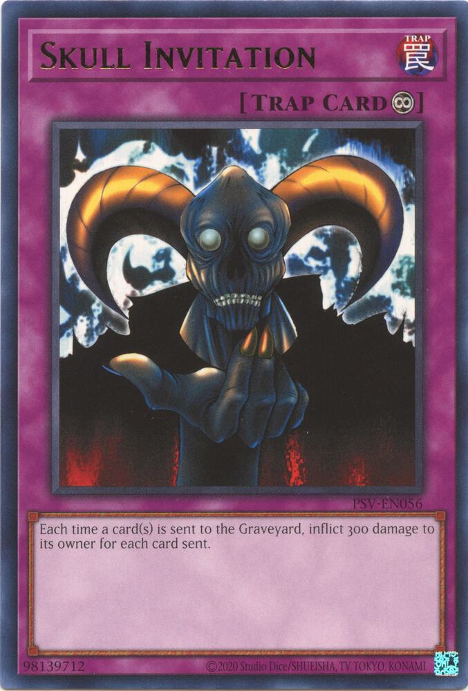 Skull Invitation PSV-EN056 card from Pharaoh's Servant (25th Anniversary Edition)