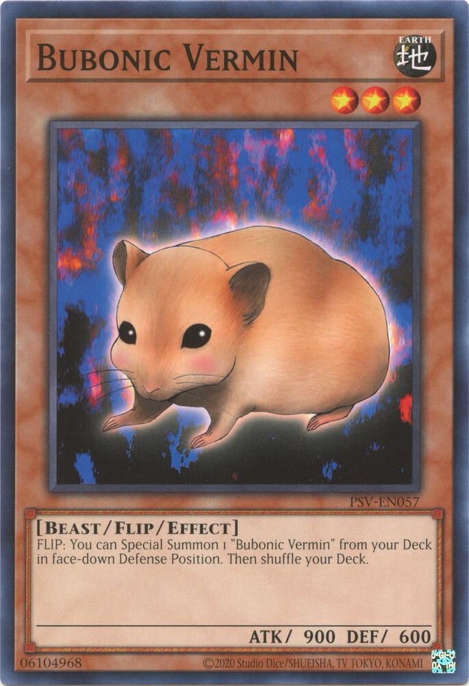 Bubonic Vermin PSV-EN057 card from Pharaoh's Servant (25th Anniversary Edition)