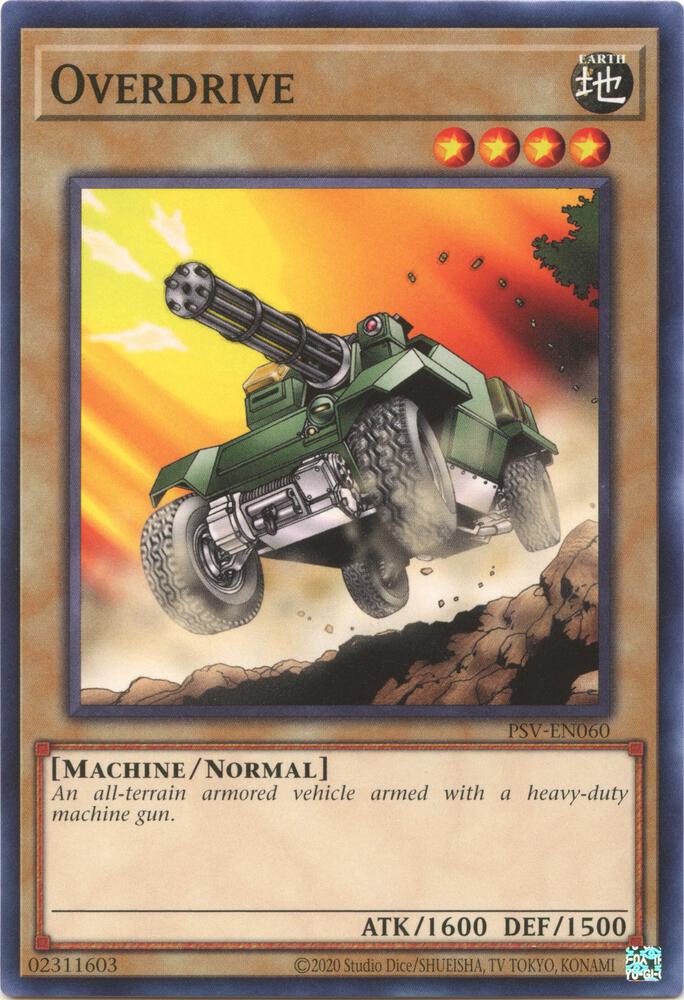Overdrive PSV-EN060 card from Pharaoh's Servant (25th Anniversary Edition)