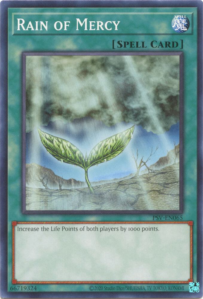 Rain of Mercy PSV-EN065 card from Pharaoh's Servant (25th Anniversary Edition)