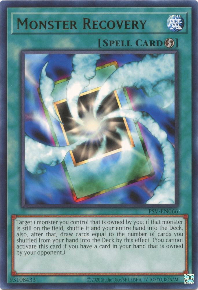 Monster Recovery PSV-EN066 card from Pharaoh's Servant (25th Anniversary Edition)