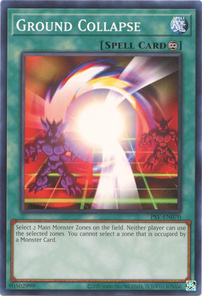 Ground Collapse PSV-EN070 card from Pharaoh's Servant (25th Anniversary Edition)
