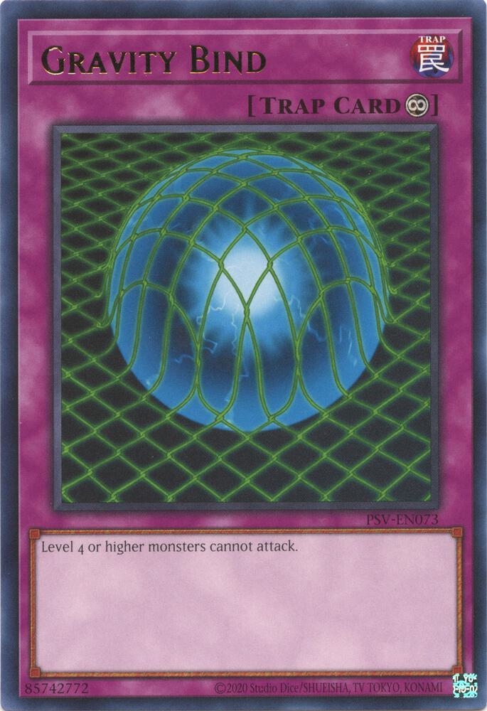 Gravity Bind PSV-EN073 card from Pharaoh's Servant (25th Anniversary Edition)