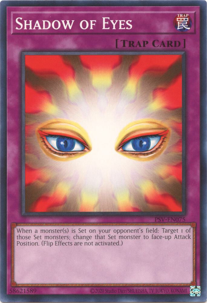 Shadow of Eyes PSV-EN075 card from Pharaoh's Servant (25th Anniversary Edition)