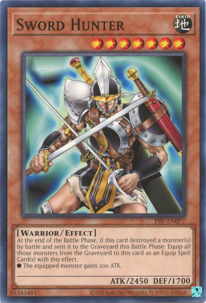 Sword Hunter PSV-EN077 card from Pharaoh's Servant (25th Anniversary Edition)