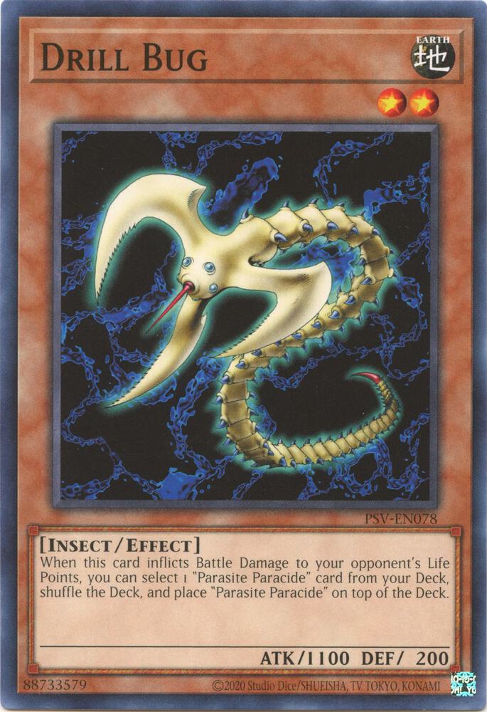Drill Bug PSV-EN078 card from Pharaoh's Servant (25th Anniversary Edition)