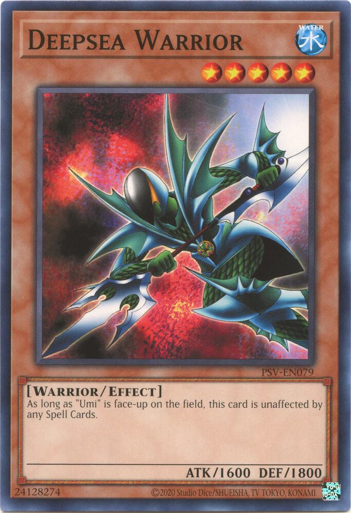 Deepsea Warrior PSV-EN079 card from Pharaoh's Servant (25th Anniversary Edition)