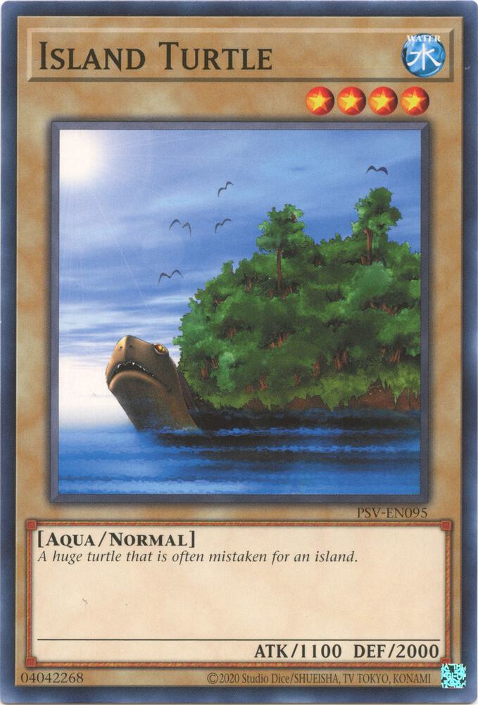 Island Turtle PSV-EN095 card from Pharaoh's Servant (25th Anniversary Edition)