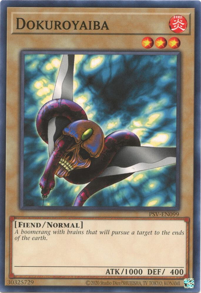 Dokuroyaiba PSV-EN099 card from Pharaoh's Servant (25th Anniversary Edition)