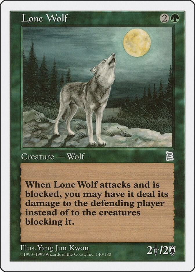 Lone Wolf 140 card from Portal Three Kingdoms