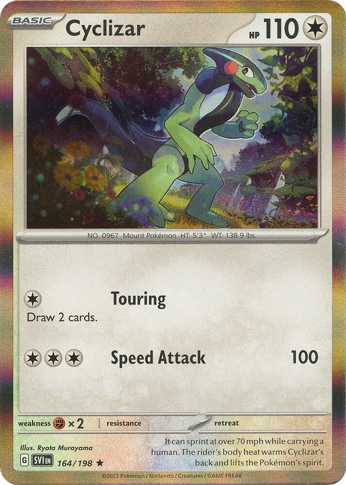 Cyclizar 164/198 card from SV01: Scarlet & Violet Base Set