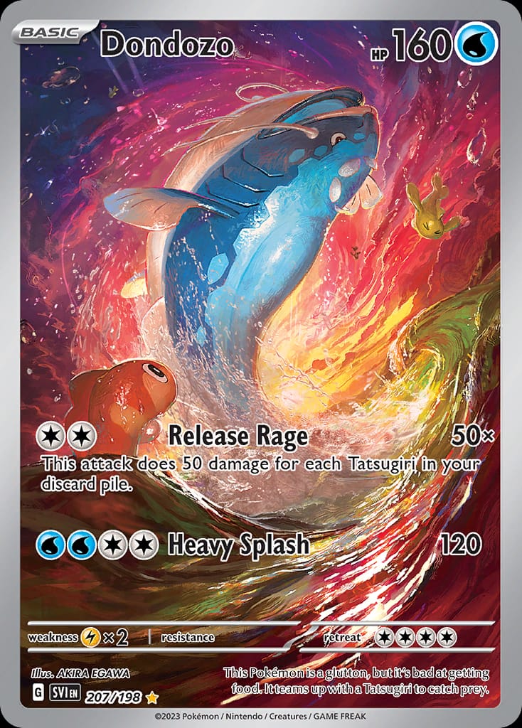 Dondozo 207/198 card from SV01: Scarlet & Violet Base Set