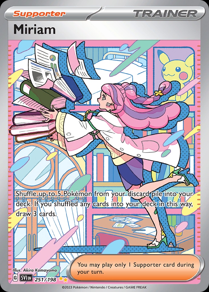 Miriam 251/198 card from SV01: Scarlet & Violet Base Set