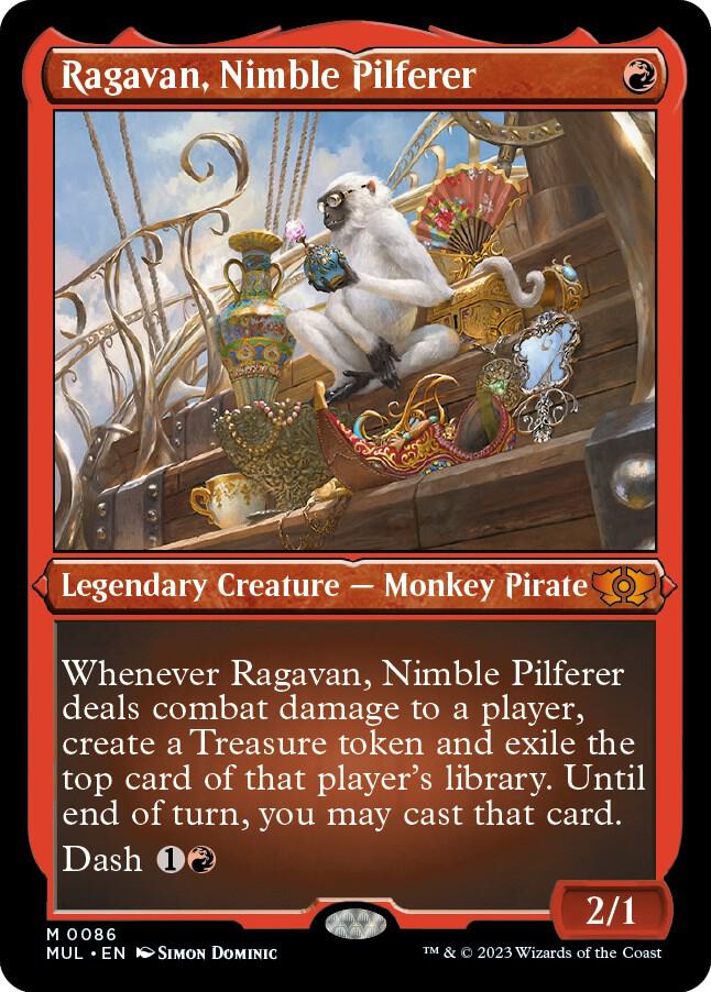 Ragavan, Nimble Pilferer (Foil Etched) 86 card from March of the Machine: Multiverse Legends