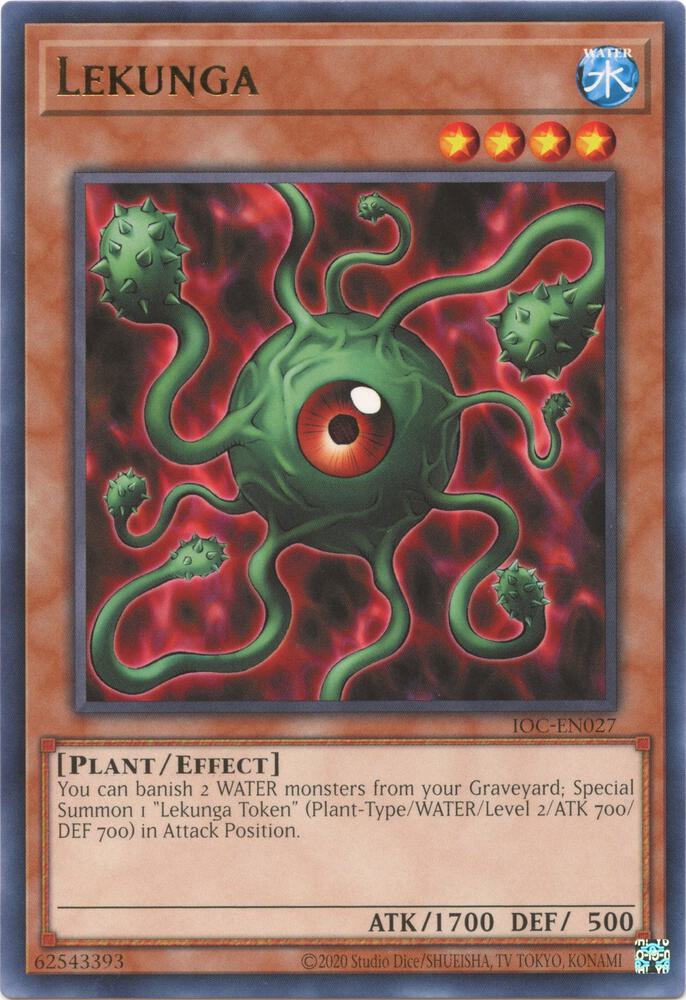 Lekunga IOC-EN027 card from Invasion of Chaos (25th Anniversary Edition)