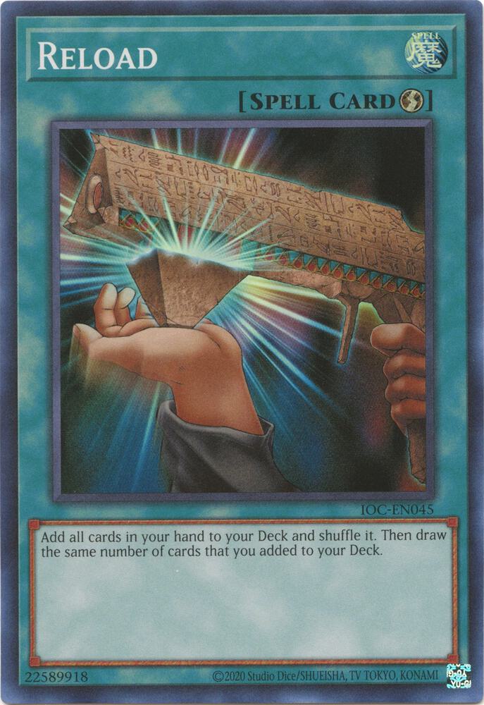 Reload IOC-EN045 card from Invasion of Chaos (25th Anniversary Edition)