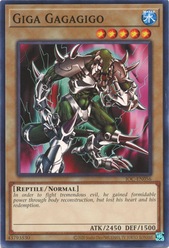 Giga Gagagigo IOC-EN056 card from Invasion of Chaos (25th Anniversary Edition)