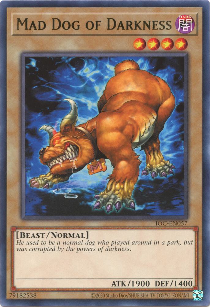 Mad Dog of Darkness IOC-EN057 card from Invasion of Chaos (25th Anniversary Edition)