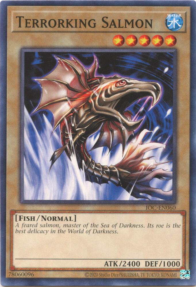 Terrorking Salmon IOC-EN060 card from Invasion of Chaos (25th Anniversary Edition)