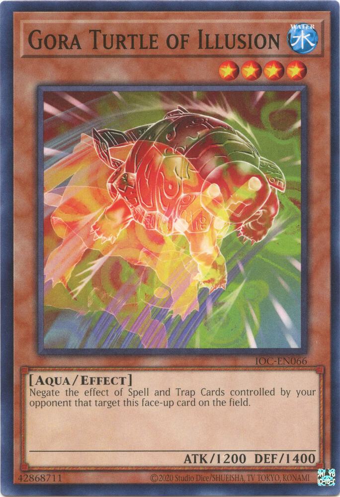 Gora Turtle of Illusion IOC-EN066 card from Invasion of Chaos (25th Anniversary Edition)