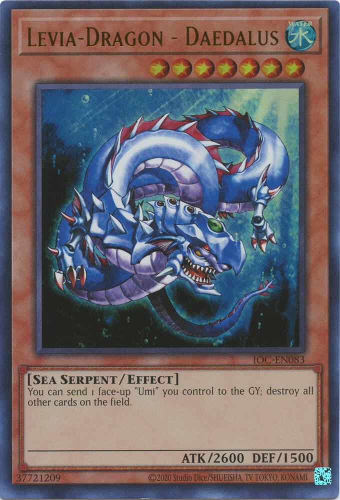 Levia-Dragon - Daedalus IOC-EN083 card from Invasion of Chaos (25th Anniversary Edition)