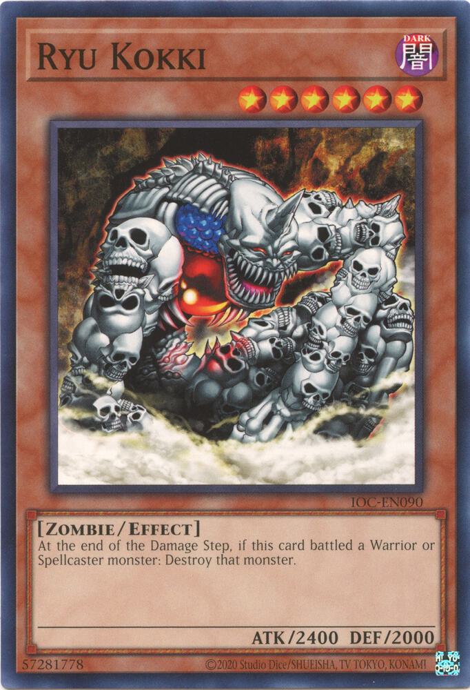Ryu Kokki IOC-EN090 card from Invasion of Chaos (25th Anniversary Edition)