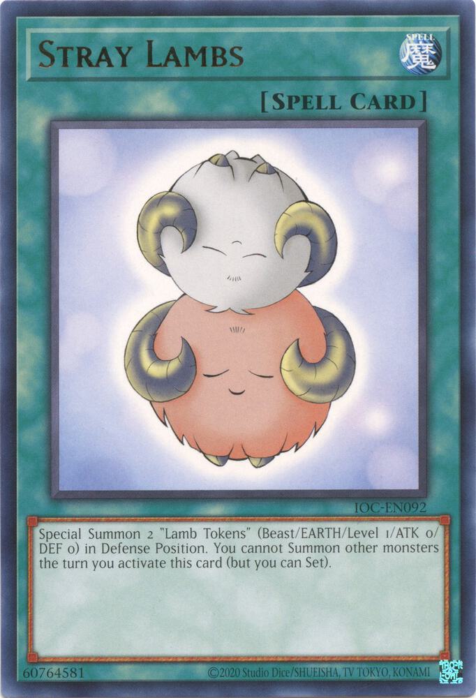 Stray Lambs IOC-EN092 card from Invasion of Chaos (25th Anniversary Edition)
