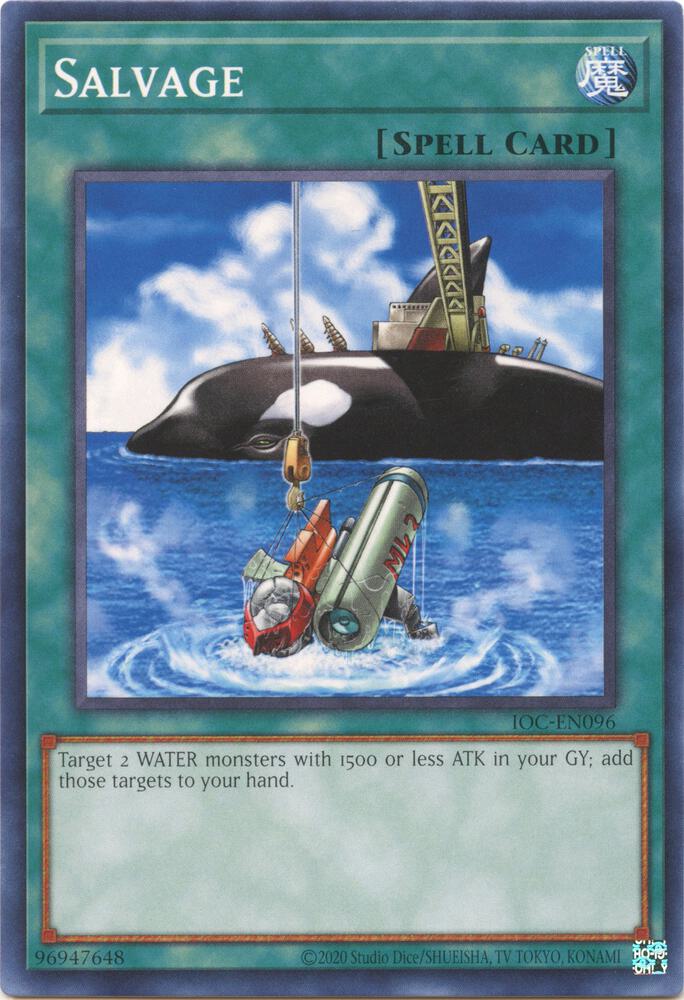 Salvage IOC-EN096 card from Invasion of Chaos (25th Anniversary Edition)
