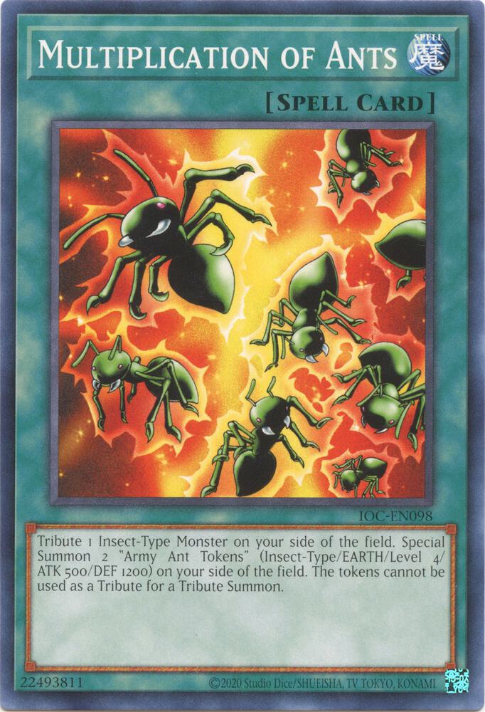 Multiplication of Ants IOC-EN098 card from Invasion of Chaos (25th Anniversary Edition)