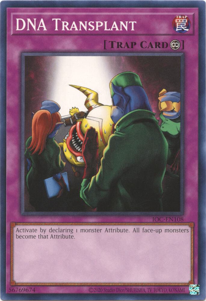 DNA Transplant IOC-EN108 card from Invasion of Chaos (25th Anniversary Edition)