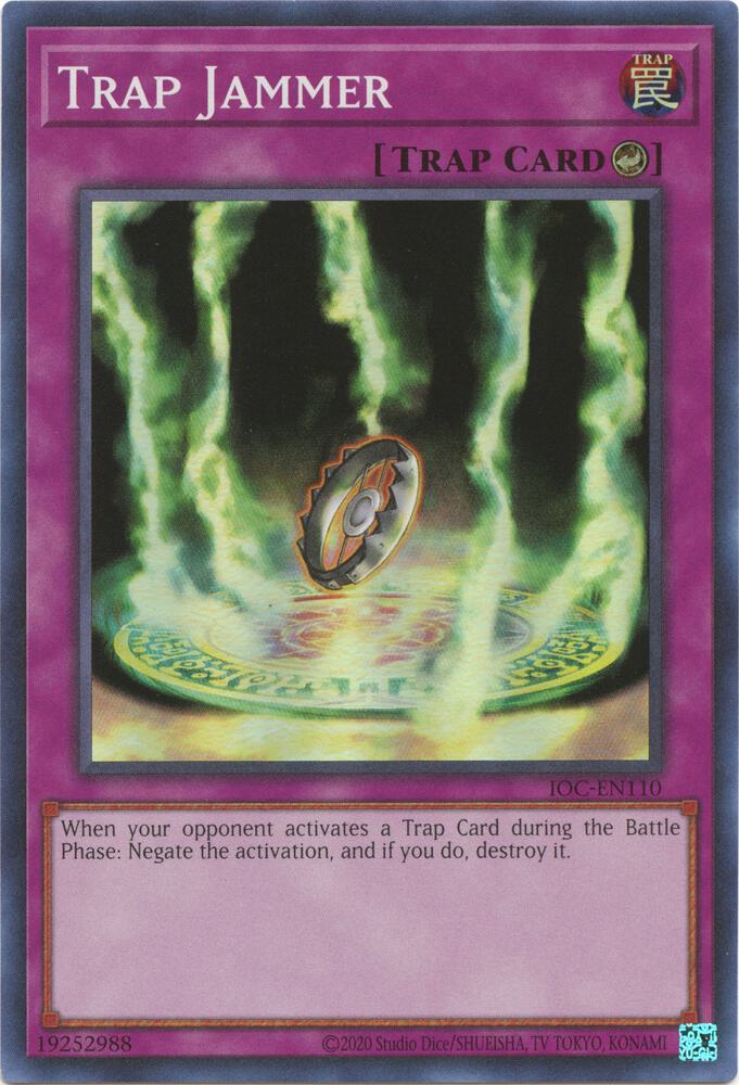 Trap Jammer IOC-EN110 card from Invasion of Chaos (25th Anniversary Edition)